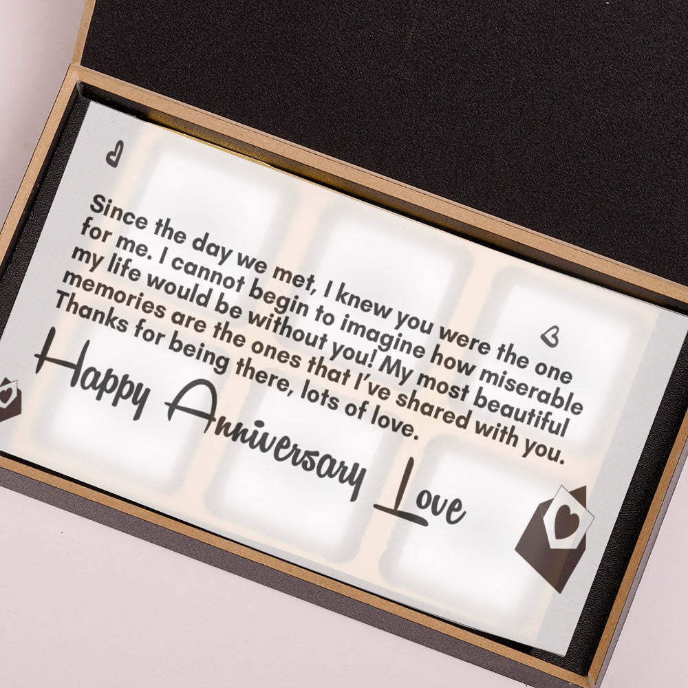 Personalised Couples Anniversary Gift I Custom Date Anniversary Gift f —  Make Memento